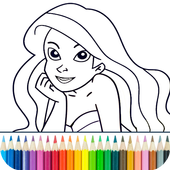 Girls games: Painting and coloring