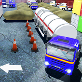 3D Truck Parking Sim Real Semi Trailer Driver Game