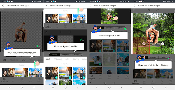 PickU - Cutout &amp; Photo Editor 1.0.1 Free for Android - APK Download