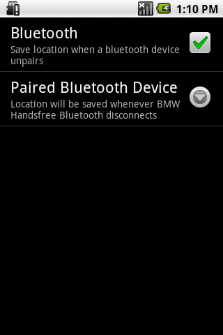 Car Locator Bluetooth Plugin