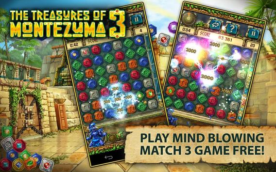 Treasures of Montezuma 3 Free. True Match3 Game. ScreenShot1