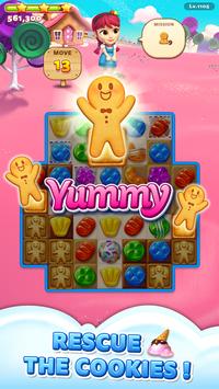 Sweet Road: Cookie Rescue Free Match 3 Puzzle Game ScreenShot1
