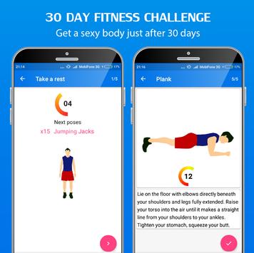 30 Day Home Workout - Fit challenge home workouts