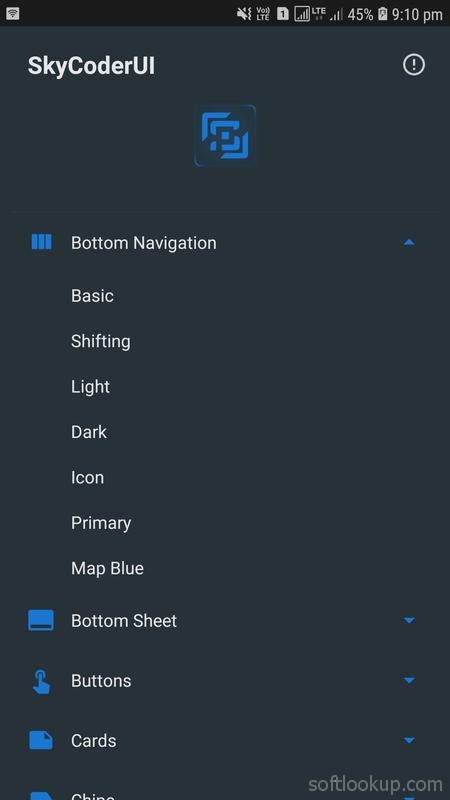 SkyCoderUI - Android Material Design UI Kit