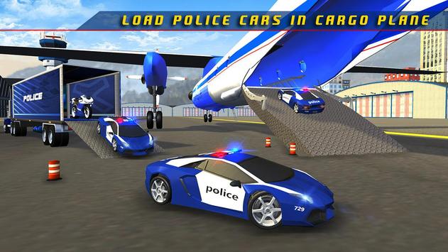 Police Plane Transporter Game