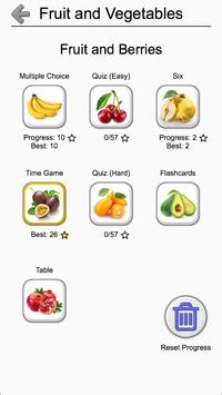 Fruit and Vegetables, Nuts and Berries: PictureQuiz ScreenShot3