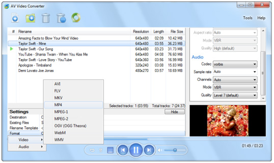 Media Player Morpher Extra Features