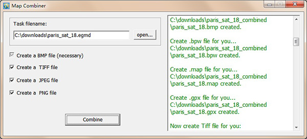 Google Maps Downloader - combiner