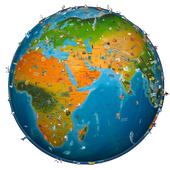 world map atlas 2019