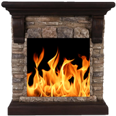 Live Fireplace : Sleep and Relax