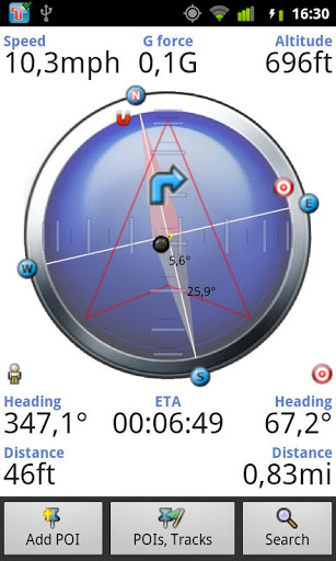Compass - GPS, Search, Navigate