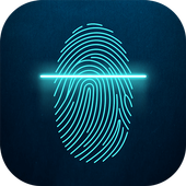 Fingerprint Lock Screen Neon Prank