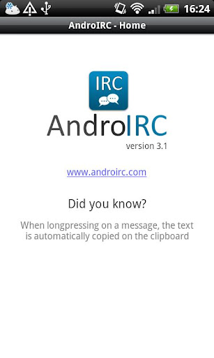 AndroIRC