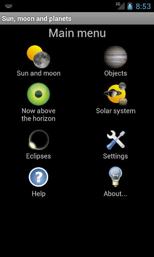 Sun, Moon and Planets
