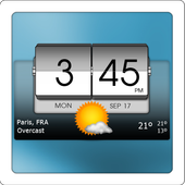 3D Flip Clock and Weather