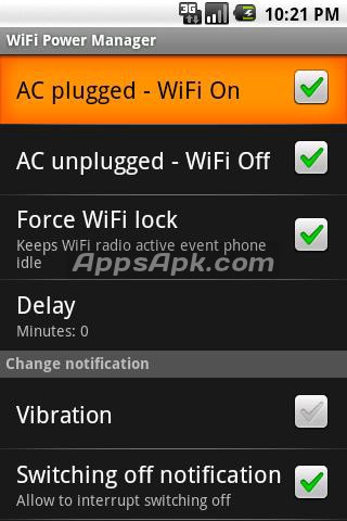 WiFi Power Manager