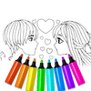 Valentines Love Coloring Book