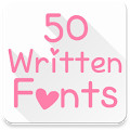 Fonts for FlipFont 50 Written