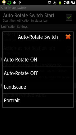 Auto-Rotate Switch