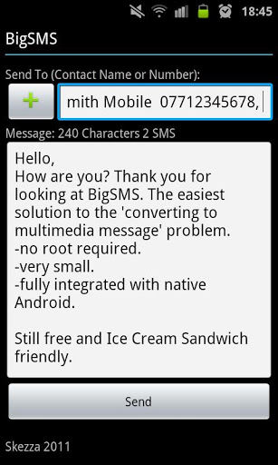 BigSMS  Send Long SMS