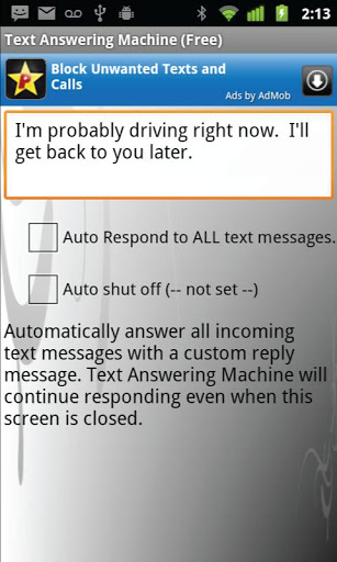 Text  SMS  Auto Reply