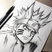 Tutorial Drawing Anime Naruto