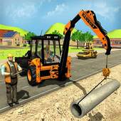 City Road Builder Construction Excavator Simulator