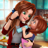 Virtual Mother Working Mom Family Simulator