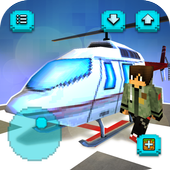 Helicopter Craft: Flying and Crafting Game 2018