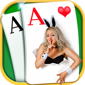 Solitaire  Beautiful Girl Themes, Funny Card Game