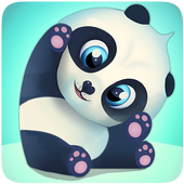 Pu  Cute giant panda bear, baby pet care game