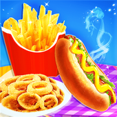Fast Food Stand  Fried Food Cooking Game