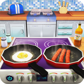 Virtual Chef Breakfast Maker 3D: Food Cooking Game