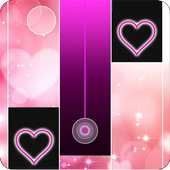 Heart Piano Tiles Pink
