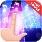 Black White Piano Tiles Magic  Relax with Music