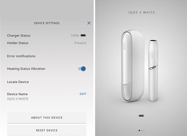 IQOS bluetooth pairing