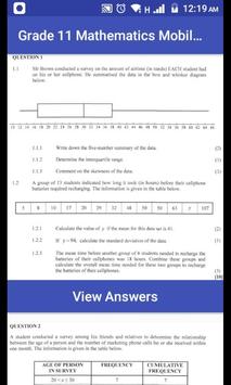 Grade 11 Mathematics Mobile Application