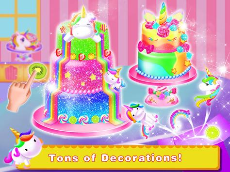 Unicorn Food-Children Rainbow Cake Bakery