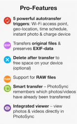 PhotoSync - transfer and backup photos and videos