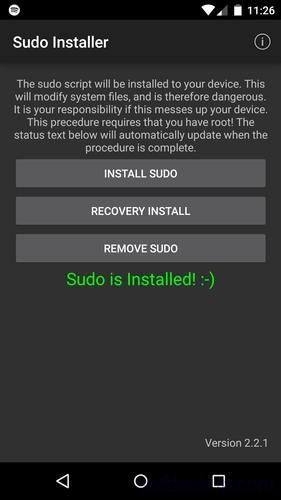 Sudo Installer v2.2.2 (root)