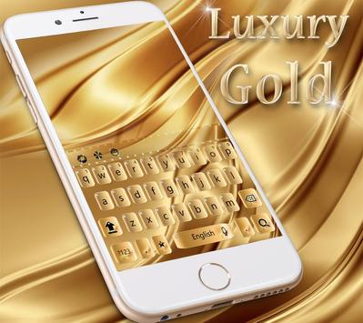 Luxury Gold Keyboard Theme