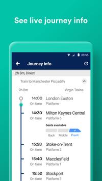Trainline - Train and Coach app