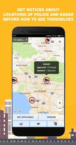 GaiMap - app from traffic police and radar