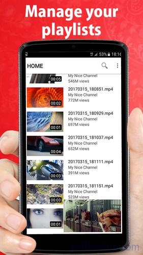 Video player for youtube