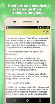 Development of the child up to a year