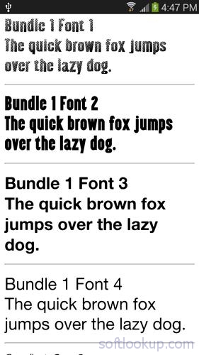 Fonts for Samsung 1000+
