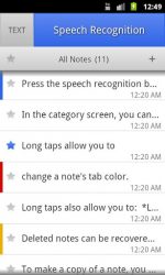 ListNote Speech-to-Text Notes