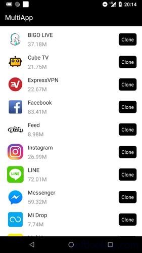 MultiApp (Clone app and games)