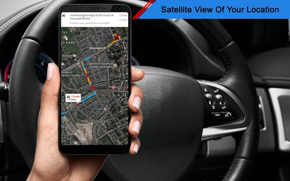 Live Street View Navigation Map: Satellite Earth