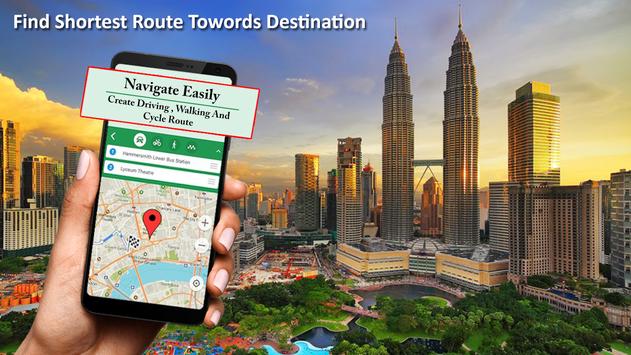 GPS Navigation , Earth Map and Travel Direction